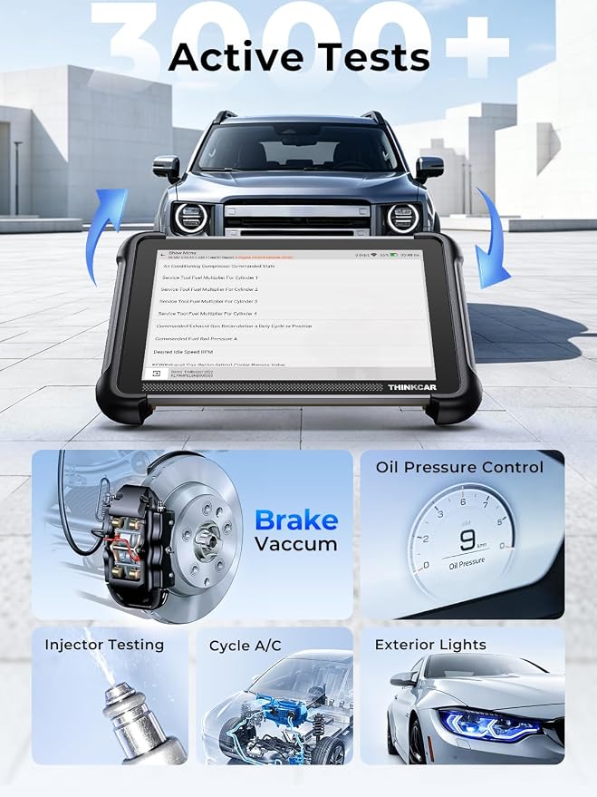 THINKCAR Bidirectional OBD2 Scanner Diagnostic Tool 689BT - All System Scan Tool with Bluetooth 5.0, 3000+ Active Tests,ECU Coding, 34+ Services, FCA, CAN-FD and DoIP, Wireless Update