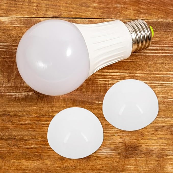 20pcs Led Bulb Cover Replacement Globes for Led Bulbs 3.5cm Hemispherical Lampshade Holder for Makeup Mirror Light Fixtures Vanity Light Shells