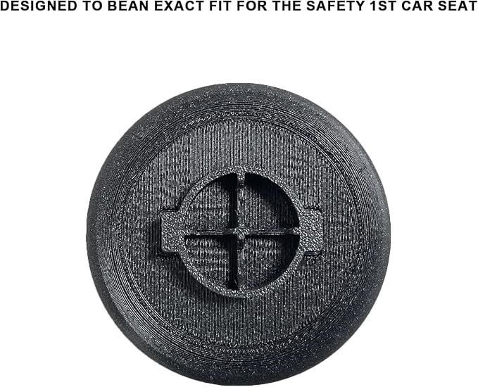 2PCS Car Seat Cup Holder Compatible with Safety 1st Everfit & Grow and Go, Maxi-COSI Pria, Cosco All-in-One - Black Single Cup Holder (Model #C6577)