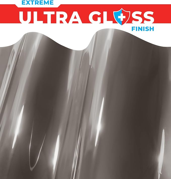ColorFusion PPF by VViViD, Gloss Nardo Grey Dry Apply PPF Vinyl Car Wrap Roll 1.3ft x 5ft