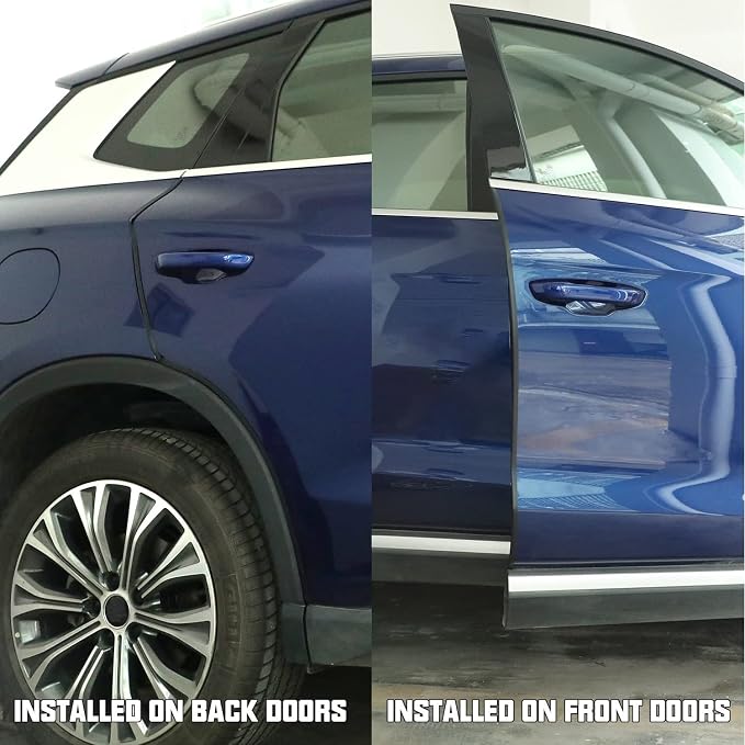 Winunite 32.8ft (10m) Car Door Edge Guards Black – Self-Adhesive PVC, U-Shaped, Fits Most Vehicles, Fade-Resistant, Scratch- and Chip-Resistant – Reduces Dings in Parking Lots