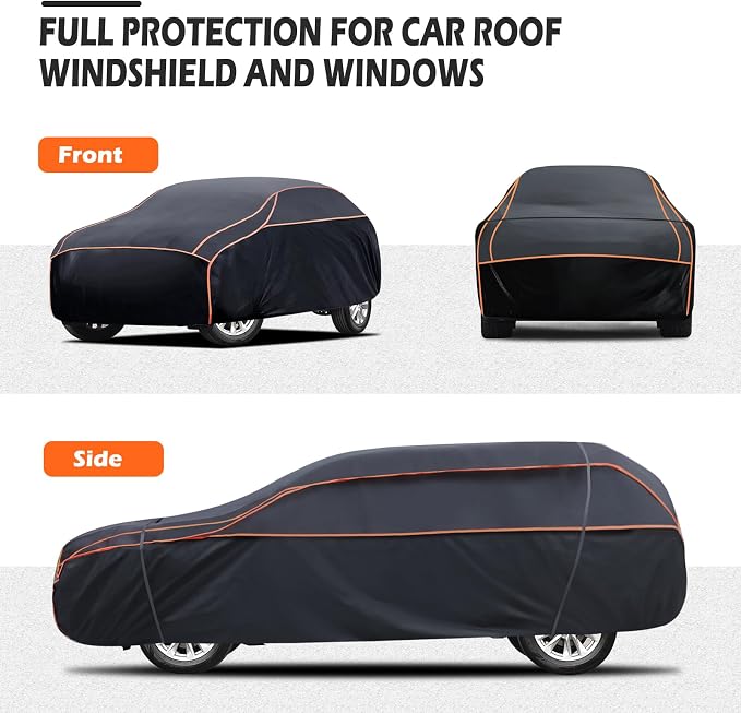 Hail Protector Car Cover, Waterproof EVA Thickened Car Hail Protector SUV Size A6 Fit for Toyota RAV4 /4Runner, Honda CRV, Hyundai Santa Fe, Audi Q5 (182-190 inch)