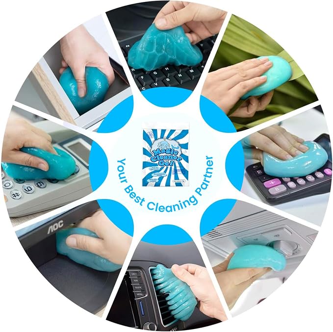 Car Cleaning Gel Detailing Putty Car Putty Auto Detailing Tools Car Interior Cleaner Cleaning Slime Car Accessories Keyboard Cleaner