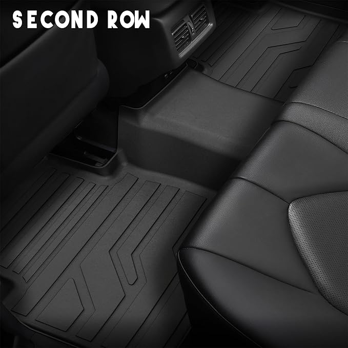 KARPAL Floor Mats for Toyota Camry 2025 2026 Hybrid/SE/LE/XLE/XSE, Custom Fit All Weather TPE Floor Liners, 1st & 2nd Row & Trunk Mat Full Set, Camry Accessories