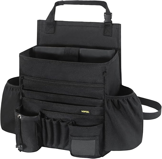 Car Seat Organizer- Multi-Compartment Passenger Seat Organizer, Universal Fit for Front & Back Seats, Ideal for Law Enforcement and Truck Seat Storage, Compatible with Cars, Trucks, and Vans