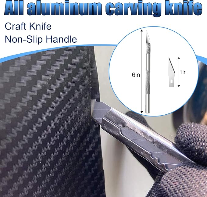 Car Window Tint Application Tools Kit, Car Vinyl Wrap Tool Window Tint Squeegees Set with with Spray Bottle Scraper Knife, Glass Protective Film Installing Tool for Automotive & Home (10PCS)