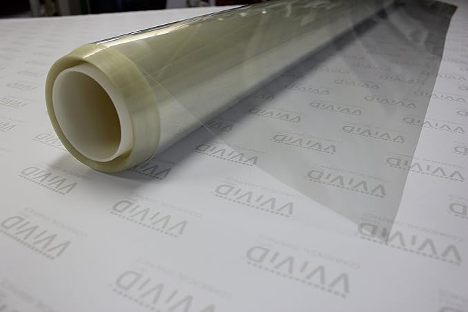 VViViD Clear Protective 8mil Shatterproof Security Window Vinyl Film Roll (60 Inch x 50ft)
