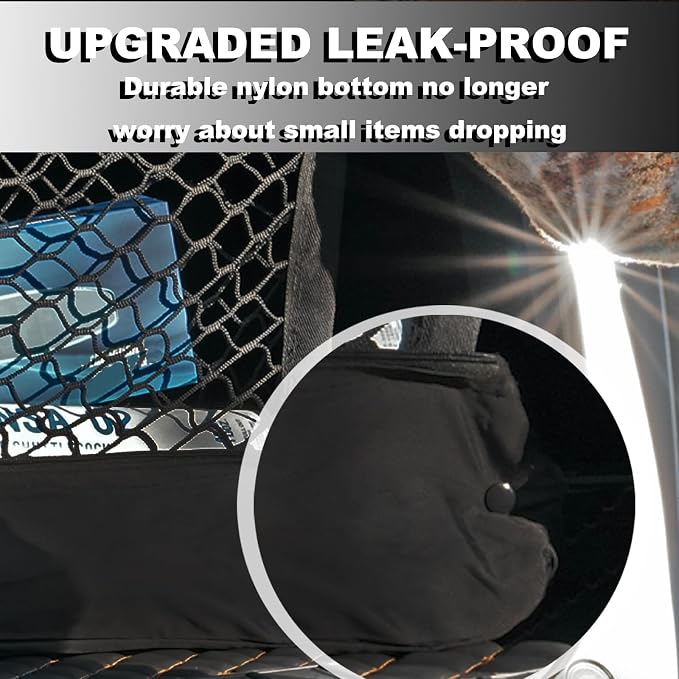 Envelope Style Cargo Net Compatible with Ford Pickup F150 F250 F350, 2026 2025 2024 2023 2022 2021 2020 2019 2018 2017 2016 2015 2014 2013 F-150-350 Trunk Car Rear Tailgate Touring Netting
