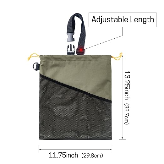 GNEGNI 2PCS Hanging Car Garbage Can - Waterproof Leakproof Trash Bag | Car Trash Can with Durable Leakproof Lining, Keeps Vehicle Clean and Neat