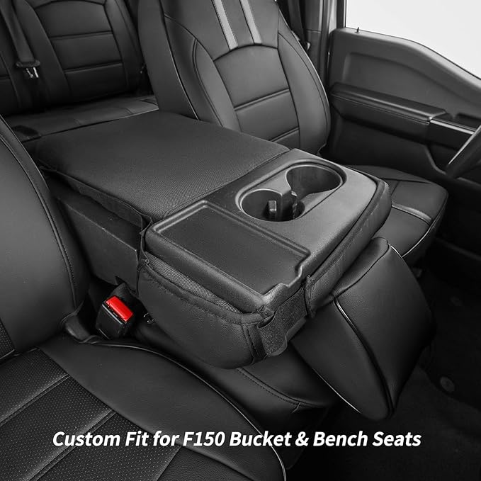 coverdream F150 Seat Covers for 2015-2020 Ford F150 SuperCrew XL,XLT & 2017-2022 F250/F350/F450 Crew Cab XL,XLT,Fully Covered,Waterproof Leather Seat Protector(Full Set,Wine Red)