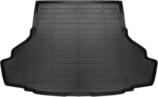 Cartist Cargo Liner Compatible with 2015-2025 Ford Mustang(Without Subwoofer in Cargo Area)(Not for Mach-E) All Weather Rear Trunk Mat Waterproof TPE Black