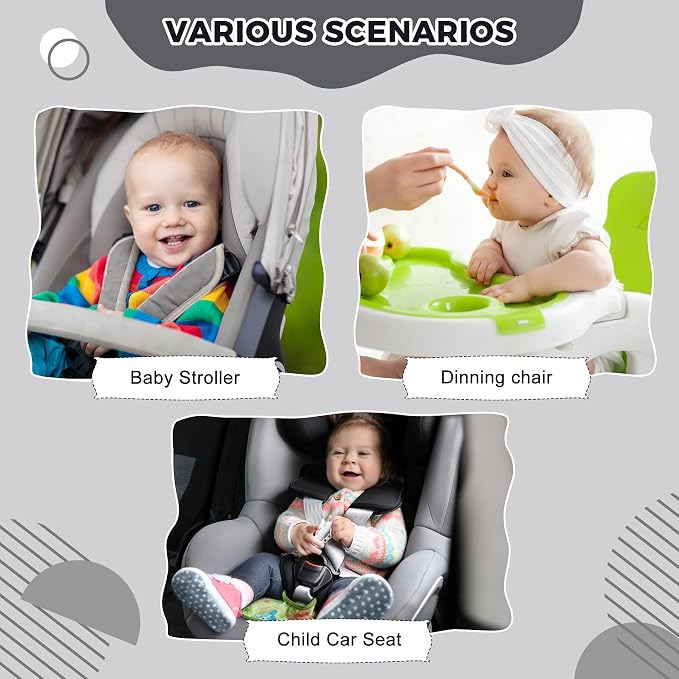 Car Seat Protector for Potty Training, 2 Pack Waterproof CarSeat Liner Toilet Training for Baby Infant Toddler, Dry Seat Piddle Pads Cover for Strollers (Geometric Black)