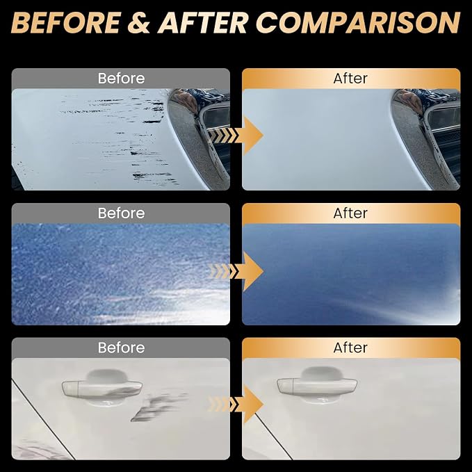 2026 Car Scratch Remover, Universal Fit Car Paint Scratch Repair Kit, Nano Sparkle Magic Cleaning Cloth for Minor Polish Scratch & Water Spots Remover for Vehicles