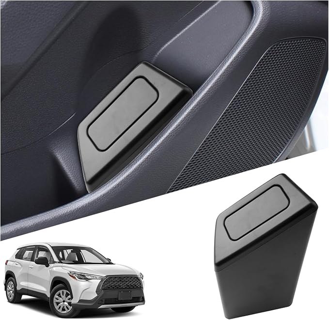 Ruiya Trash Can for Corolla Cross Portable Mini Car Trash Bin with Lid for Storage and Organize Corolla Cross Accessories Garbage Can Compatible with 2022 2023 2024 2025 2026 Toyota Corolla Cross