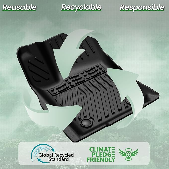Floor Mats Set for Jeep Grand Cherokee 2011-2021 & 2022 WK2 (Not for 2022 WL or L), All Weather TPE Backrest Mat Trunk Mat Cargo Liner Door Sill Guards Accessories