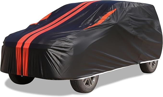Car Covers for Automobiles, 6 Layers Car Cover Waterproof All Weather, Outdoor Car Cover Sun UV Rain Snow Wind Protection, Full Exterior Cover Fit for 209"(209 * 75 * 71 inch) SUV