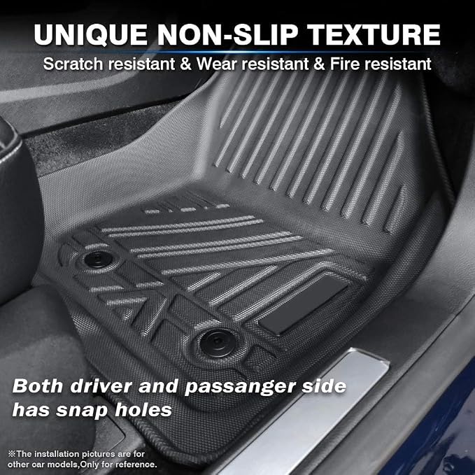 KUST Custom Fit Floor Mats for 2020-2025 Nissan Sentra Accessories (Not for 2026), All Weather Floor Liners Front Rear 2 Rows Car Mats, TPE Rubber, Raised Edge