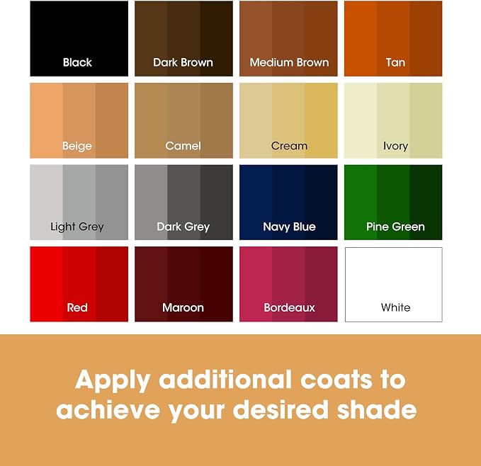 Furniture Clinic Leather Easy Restoration Kit | with Leather Recoloring Balm, Cleaner, Sponge, and Cloth | Leather Repair Kit for Scratched and Faded Furniture (Camel)