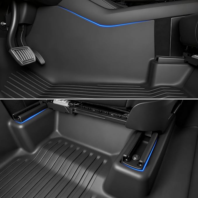 SUPER LINER 2025 2026 Tesla Model Y Juniper Floor Mats & Accessories & Extra-Thick TPE Cargo Liners, 9 PCS CabinProtect™ Pro Kit Full-Cabin Protection System(Only fit Premium&Performance)