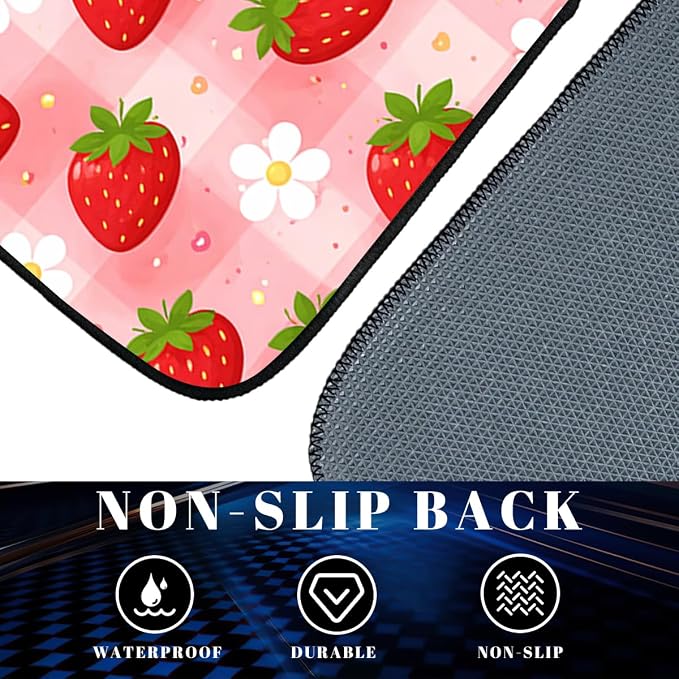 Mushroom Car Floor Mats Set of 4 Red Moon Star Night Wildflower Magic Automotive Foot Mats Rugs Carpet for Car Non-Slip Auto Car Accessories Universal Fit for Car SUV Truck Van