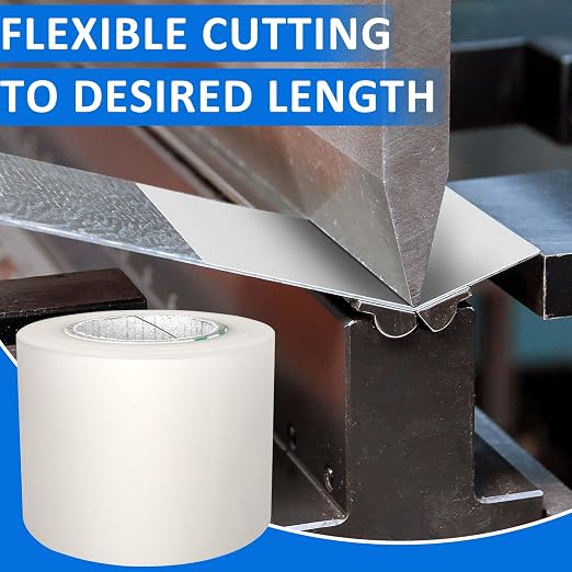 Ecliptica Press Brake Urethane Die Protection Film for Mark-Free Bending Solution, Durable Protective Coating for Defense Against Scratches, and Rust from Metal-on-Metal Contact (4" X .012" X 100')