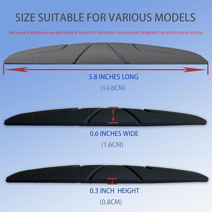 Car Door Edge Guards - Anti-Scratch Rubber Bumper Protectors - 8-Pack for All Vehicles(Sedan, Truck, SUV) - Easy to Install with Strong Adhesive (Gray)