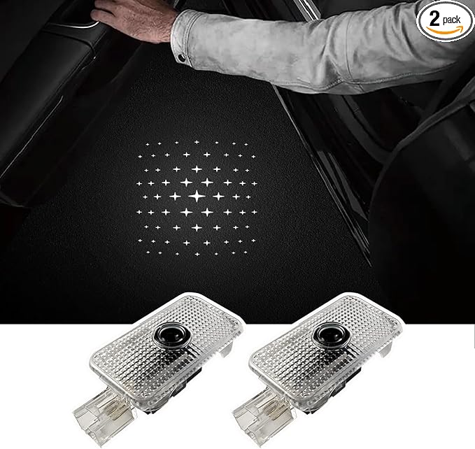 Car Door Logo Lights Puddle Lights Compatible with Forester Outback Ascent Legacy LED Projector Door Shadow Light Accessories (P5)