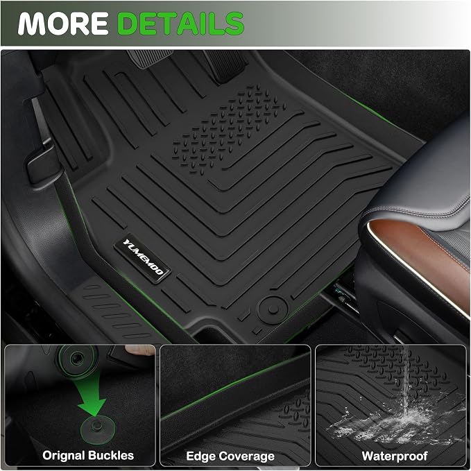 Floor Mats for 2026 2025 Kia K4 Sedan Upgrade Trunk Mat All Weather Floor Liners TPE Rubber Cargo Liner Fit for 2025 2026 Kia K4 Anti-Slip Full Set Automobile Mats Accessories