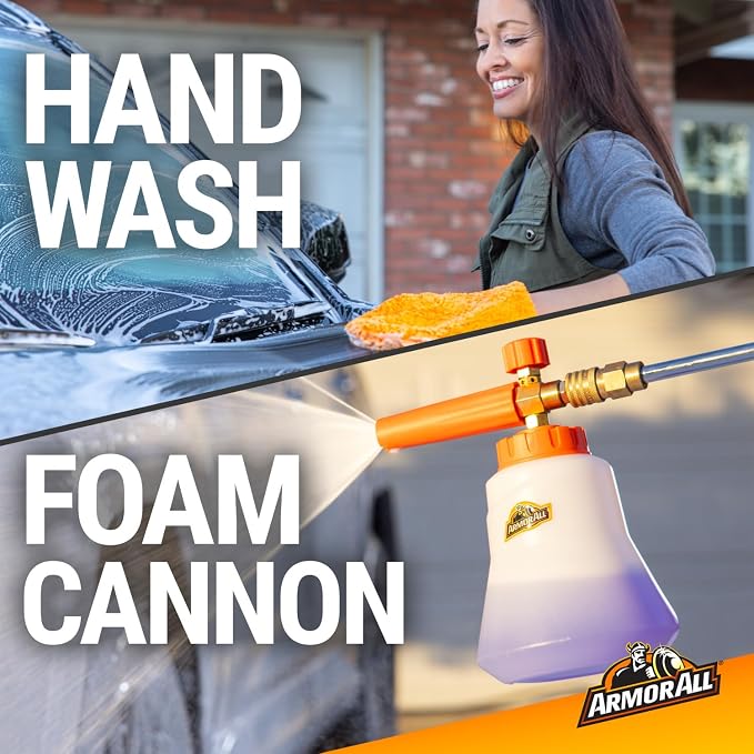 Armor All All-Purpose Car Wash, 1 Gal Bottle, Car Wash Soap Easily Lifts Away Dirt and Road Grime