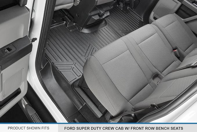 MAXLINER Custom Floor Mats 2nd Row Liner Compatible with 2017-2025 Ford F-250