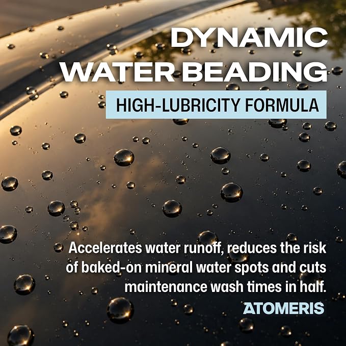 ATOMERIS™ WX-3 Spray Wax for Cars - 16.9 fl oz - Carnauba Polymer-Enhanced Blend - Gloss Enhancing Protection - Fills Micro-Marring