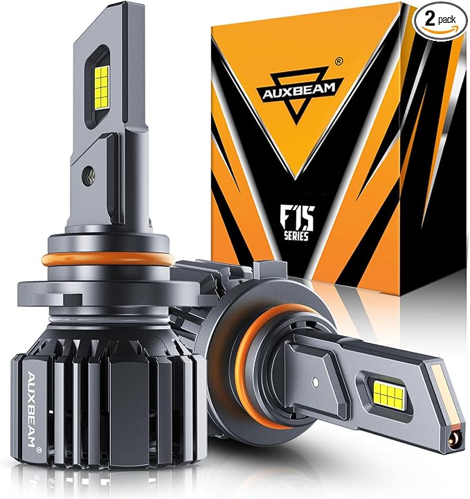Auxbeam 9005 HB3 Fog Light, F15 Series 20000LM 9005 Powersport Light for Off-Road Use or Fog Light