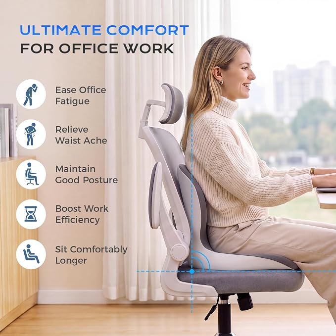 Coverado [Upgraded] Car Seat Cushion and Lumbar Support Pillow One Piece, Memory Foam Ergonomic Back Support Driving Seat Cushion for Back Pain, Non-Slip Washable Cushion for Car, Driver, Office