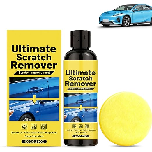 Nanopolix Scratch Remover, Quick Fix Removal Paste for Deep Scratches,Car Scratchs Repair Paste Deep Scratch,All Paint Colors Polishing Kit (100g/3.53oz)