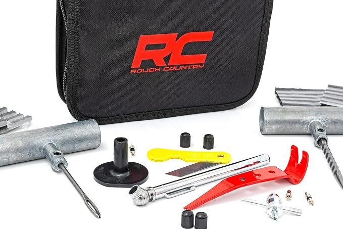 Rough Country Emergency Tire Repair Kit w/Carrying Case | 39 Pieces - 99060