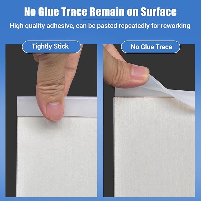 Clear Rubber Edge Trim, Self-Adhesive Transparent Edge Trim, 7/8"(22mm) Edge Protector for Plywood, Cabniets or Drawers, Flexible Silicone Rubber Material, Wide U Channel Edge Guards