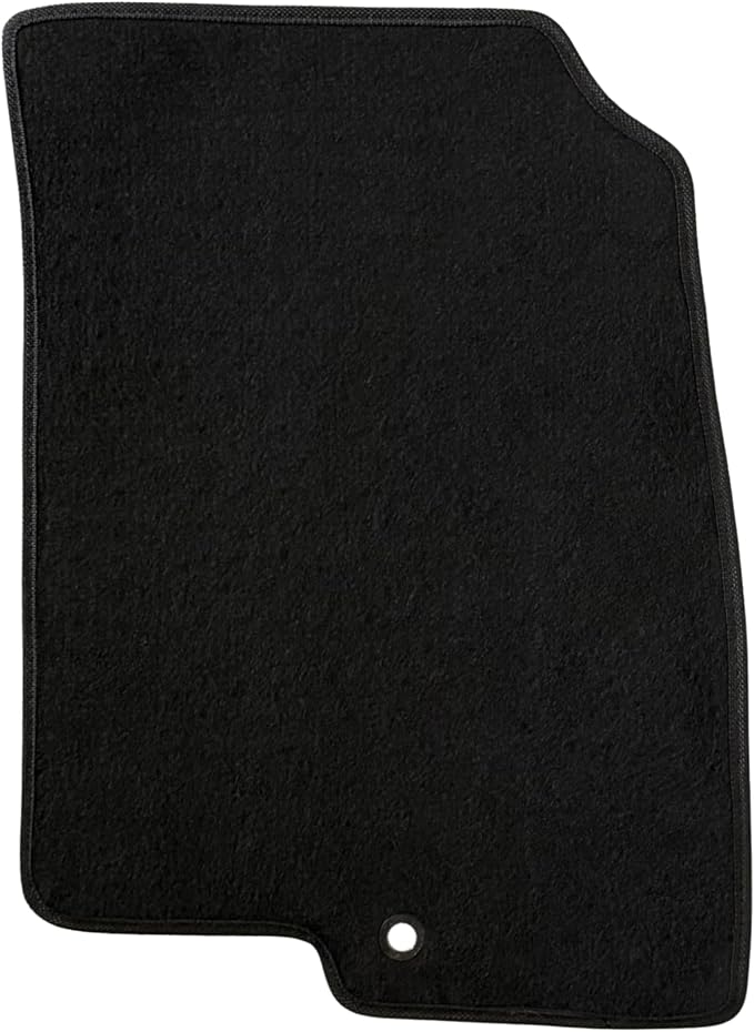 ecoMats Carpet Floor Mats Custom Fit for 2022 to 2026 Hyundai Tucson with Non-Slip Driver Heel Pad and Safety Holes, Front and Rear, Black (Not Fit for PHEV/Electric Models)