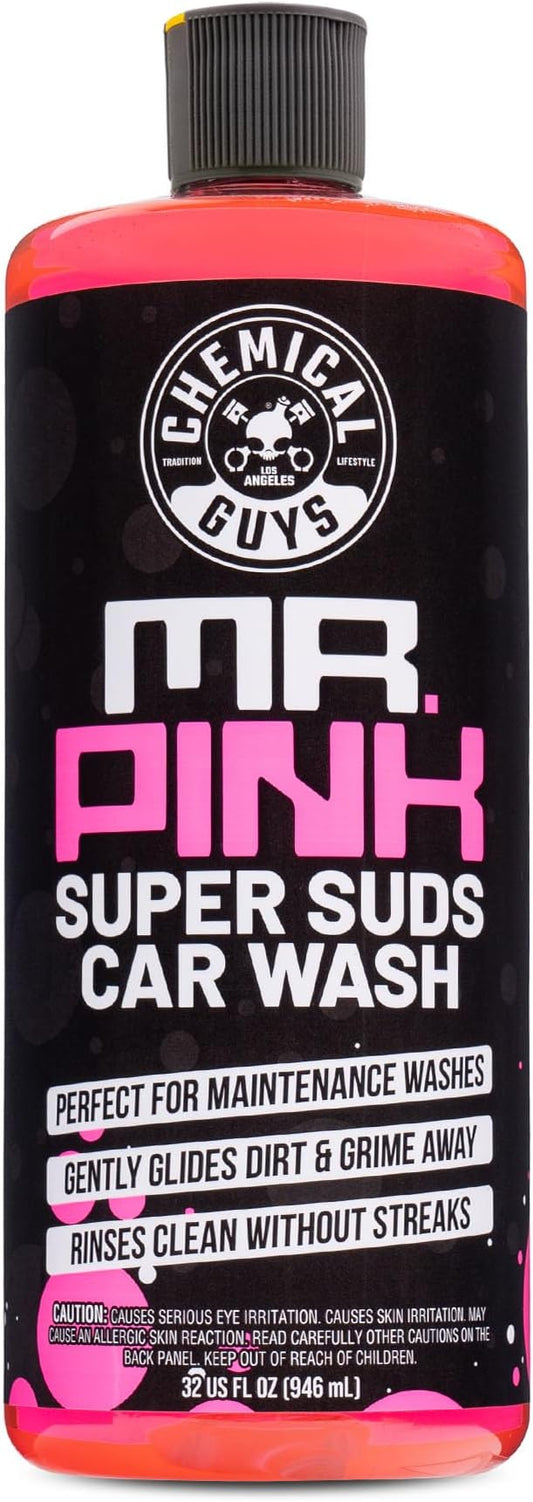 Chemical Guys, Mr. Pink Foaming Car Wash Soap, Foam Cannon, Candy, 32 oz