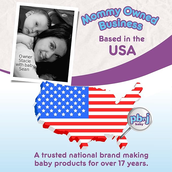 PBnJ Baby Stroller Hooks for Diaper Bags, Purses and Travel, 2 Pack
