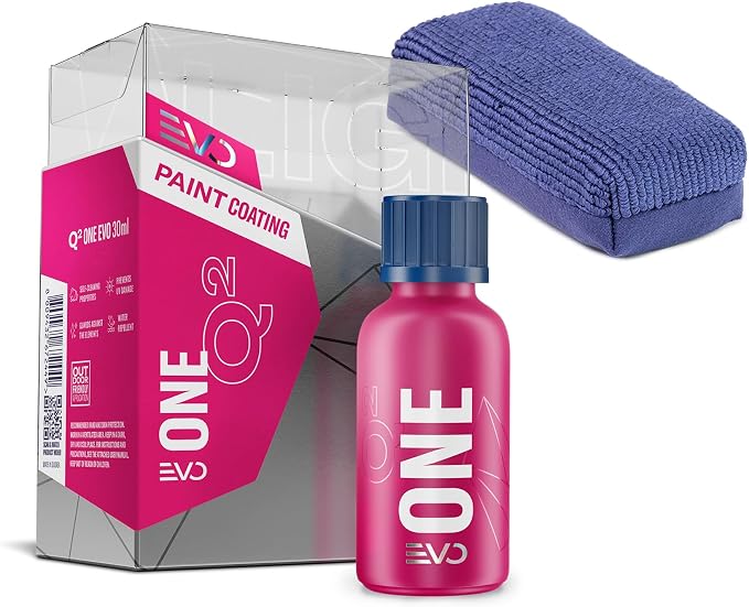 GYEON One EVO Light Box ceramic coating auto paint protection hydrophobic deep gloss finish scratch resistant DIY car detail sealant dark paint safe long lasting durability easy apply swirl free shine