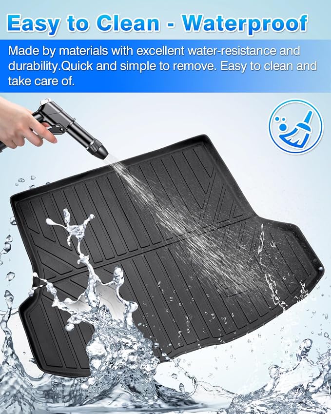Cartist Cargo Liner Fits for Lexus RX350/RX350h/RX500h 2023 2024 2025 2026 Accessories All Weather Trunk Mat for RX Anti-Slip Heavy Duty