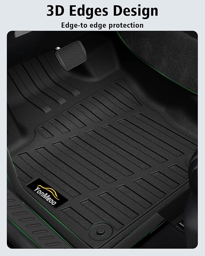 Floor Mats Fit for Subaru Forester Hybrid 2025 2026 Trunk Mat with Backrest Mat All Weather TPE Rubber Cargo Liner Back Seat Protector Full Set for Forester 2025 Plug-in Hybrid Accessories, Black