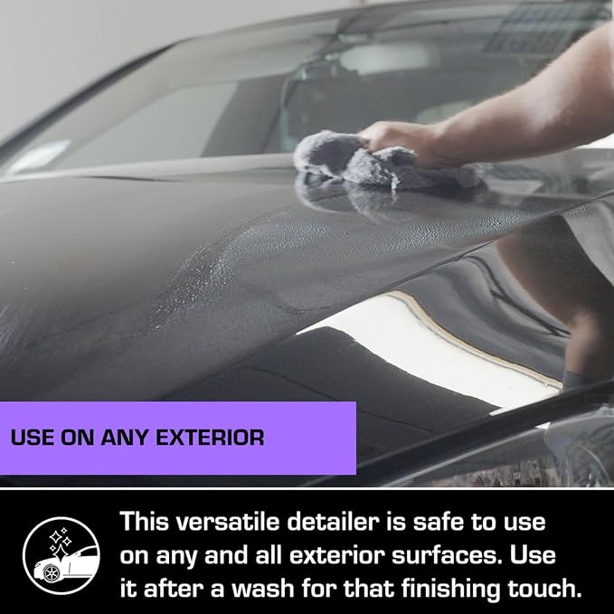 Ethos Finish Shine - Ceramic Detail Spray | Spray Wax For Car Detailing Quick Detail Car Wax | Waterless Car Cleaning | Clay Bar Lubricant | Ceramic Coating & Sealant Safe Top Coat