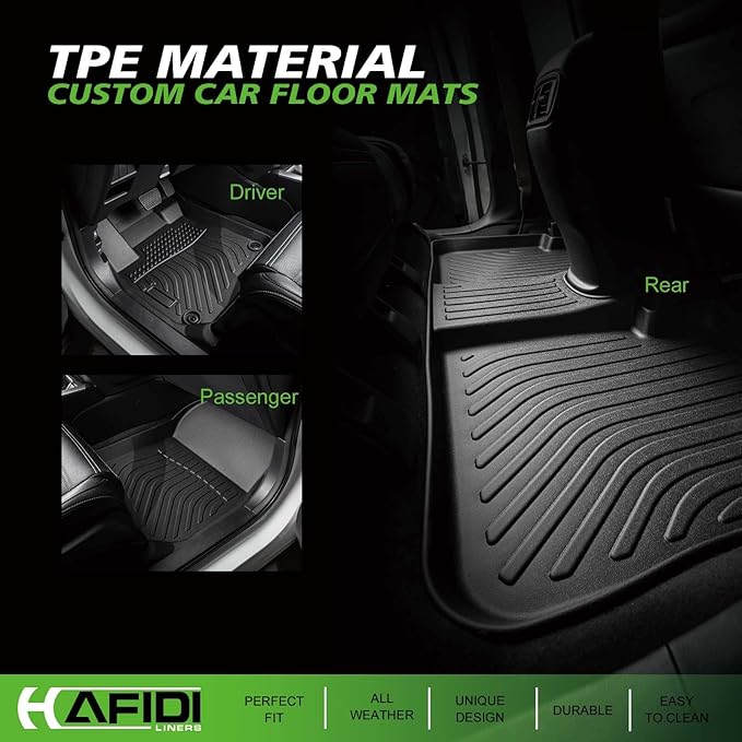 Car Floor Mats & Cargo Liner for 2016-2022 RX RX350/ RX450h (Not for RXL) All Weather Floor Liners Custom Fit Full Set Accessories - Black