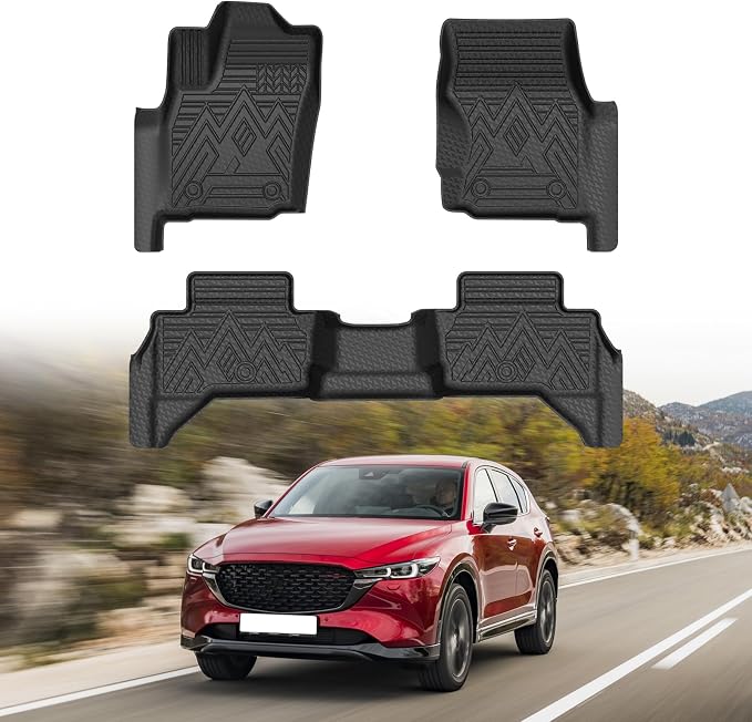 Mixsuper Floor mat for Toyota Tacoma 2024-2026 Double Cab Auto Trans(Not for Manual Transmission or Hybrid),All Weather TPE Floor Liners Protection for Tacoma TRD/SR/SR5/limited Car Accessories