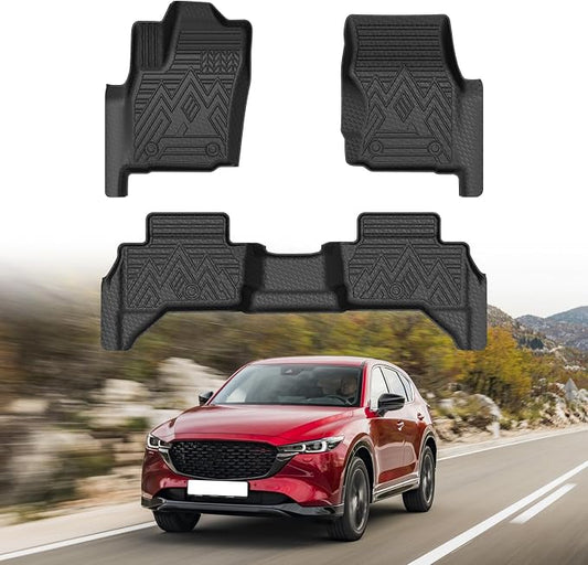 Mixsuper Floor mat for Toyota Tacoma 2024-2026 Double Cab Auto Trans(Not for Manual Transmission or Hybrid),All Weather TPE Floor Liners Protection for Tacoma TRD/SR/SR5/limited Car Accessories