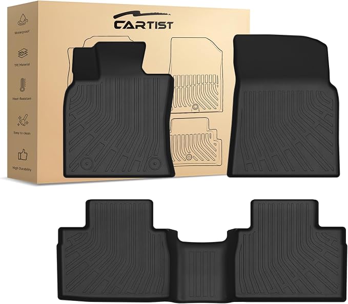 Camry Floor Mats - Car Mats for Toyota Camry 2025 2026 Include Hybrid LE/SE/XLE/XSE, All Weather Floor Mat for Camry Accessories, Heavy Duty Rubber Mats, Car Accessories