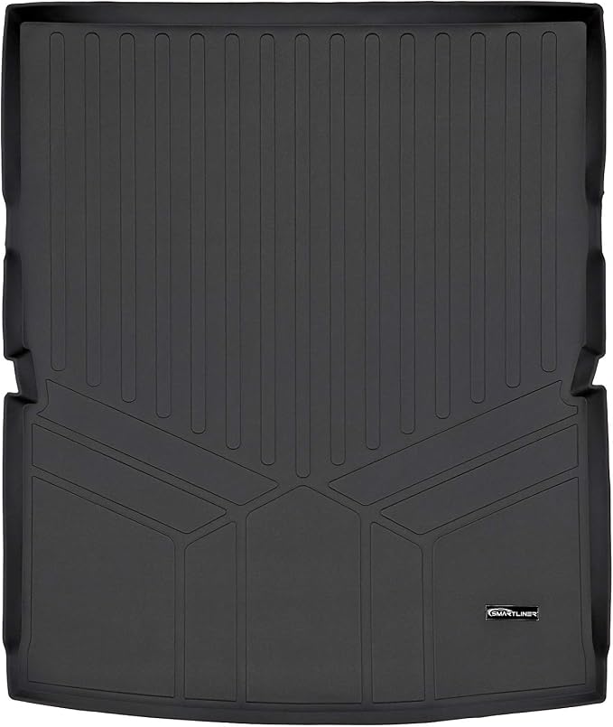 SMARTLINER All Weather Custom Fit Cargo Trunk Liner Floor Mat Behind 2nd Row Compatible with 2018-2025 Ford Expedition Max