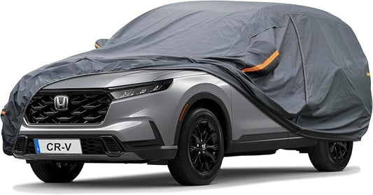 GUNHYI Premium Car Cover Custom Fit Honda CRV CR-V (1995-2026), 16 Layers Heavy Duty Car Cover Waterproof All Weather with Zipper Door for Sun Rain Snow Dust Uv Protection
