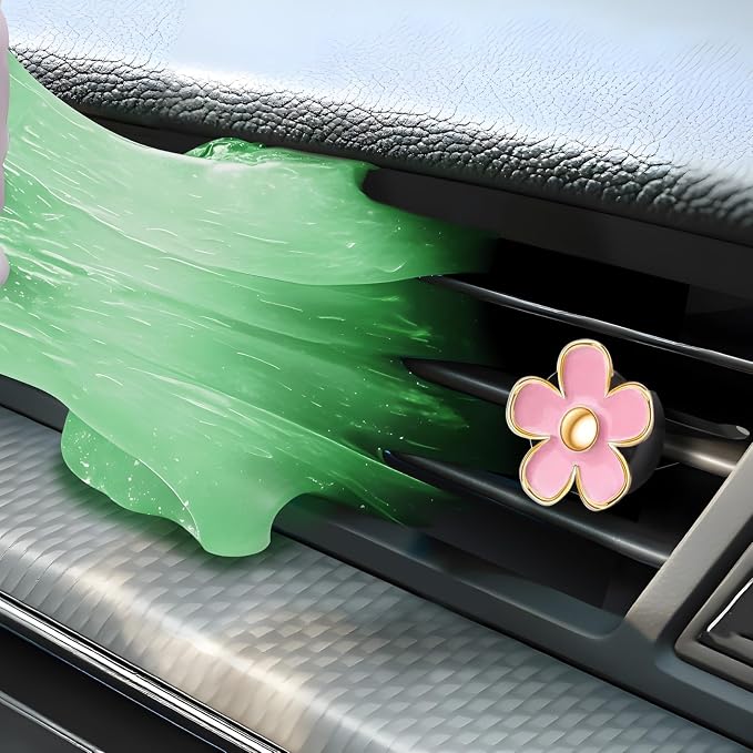 MysticHome for Car Cleaning Gel 160g,Reusable Cleaning Putty for Interior Detailing PC Keyboard, Car Cleaning Supplies, Auto Detailing Tools, Car Slime for Dust Removal, Cleaning Kit Green 5.0 OZ